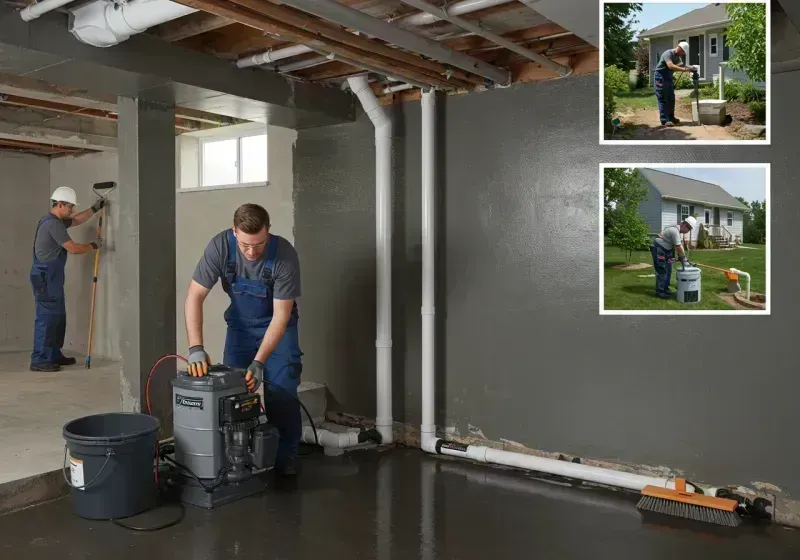 Basement Waterproofing and Flood Prevention process in Milford, IL